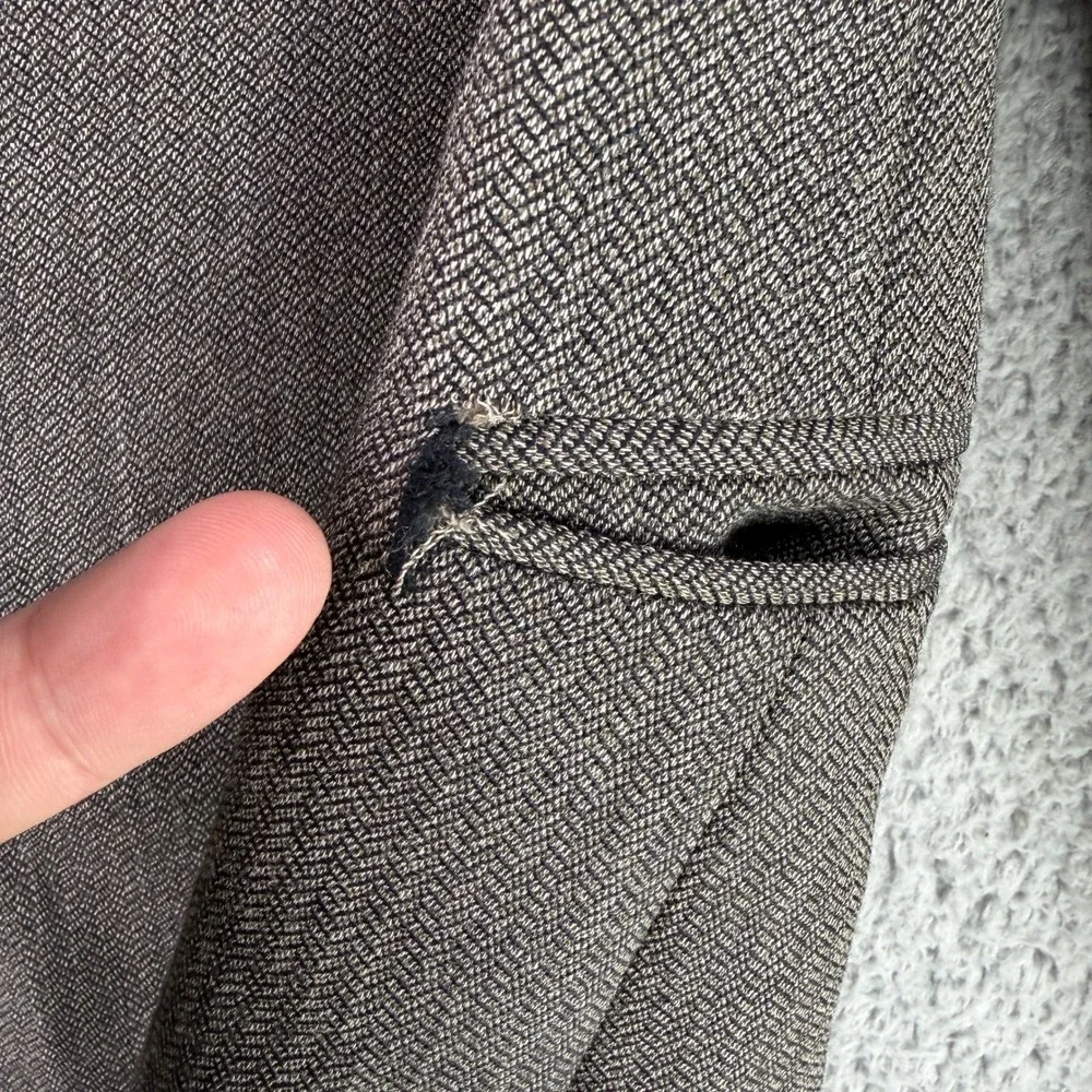 Canali Suit Men 56 XL Brown Wool 3-Button Pleated Cuffed‎ Made in Italy Birdseye
